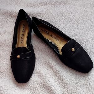 Anne Klein Black Loafers